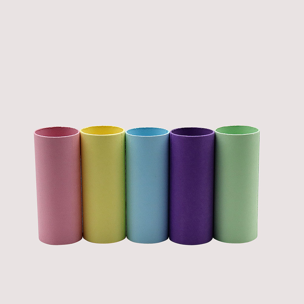 Premium 4cm Recyclable Colored Paper Tubes for Artistic Craft DIY High Quality Paper Craft Tubes