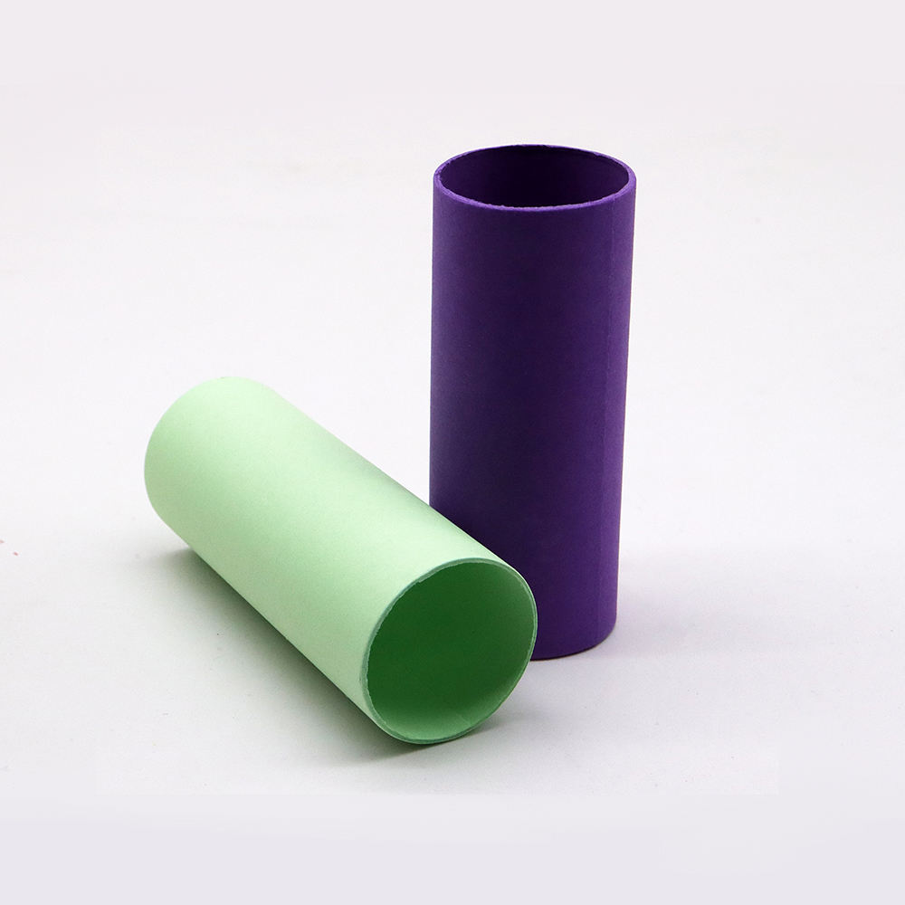 Premium 4cm Recyclable Colored Paper Tubes for Artistic Craft DIY High Quality Paper Craft Tubes