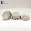 Customized New Design Paper Tube With Sifter Compact Powder Case Packaging black kraft tube for shampoo