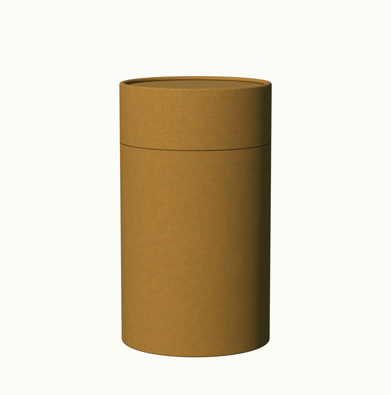 Brown stock Cylinder Cardboard Paper Tube for Coffee Beverage Juice Champagne and Tequila Packaging Durable and Strong
