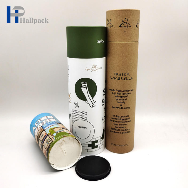 Cylinder Paper Tube Gold Kraft Paper Squeeze Tube Underwear Paper Tubes