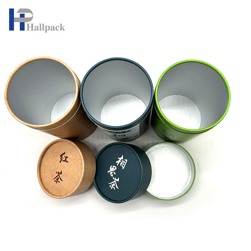 Hot Selling Kraft Round Paper Tube Paper Duplex Board Tube For Tea