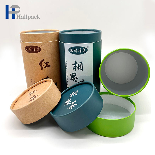 Hot Selling Kraft Round Paper Tube Paper Duplex Board Tube For Tea