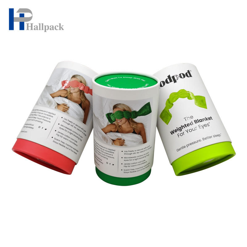 Paper Tube Packing for Eye Patch Socks headscarf