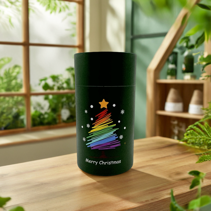 Green Craft Paper Round Tube