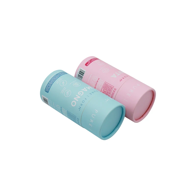 Paper Tube Packaging For Loose Tea Coffee Food Grade Paperboard Custom Logo