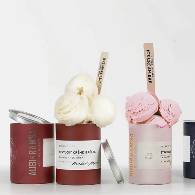 Customized Digital Printed Paper Containers Packaging Tea Tube For Food Grade