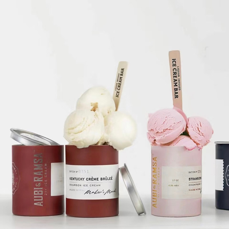 Customized Digital Printed Paper Containers Packaging Tea Tube For Food Grade