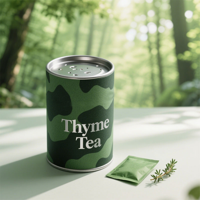 Recyclable Cutsom Logo Paper Canister for Tea Packaging Food Grade Can