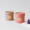 Biodegradable Box Packaging Customized Logo Round Paper Cylinder Flower Box Packaging