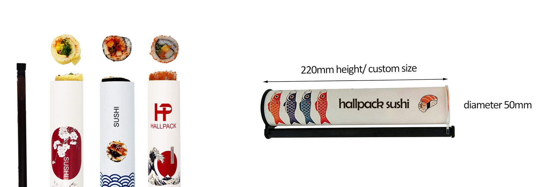 sushi push pop packaging