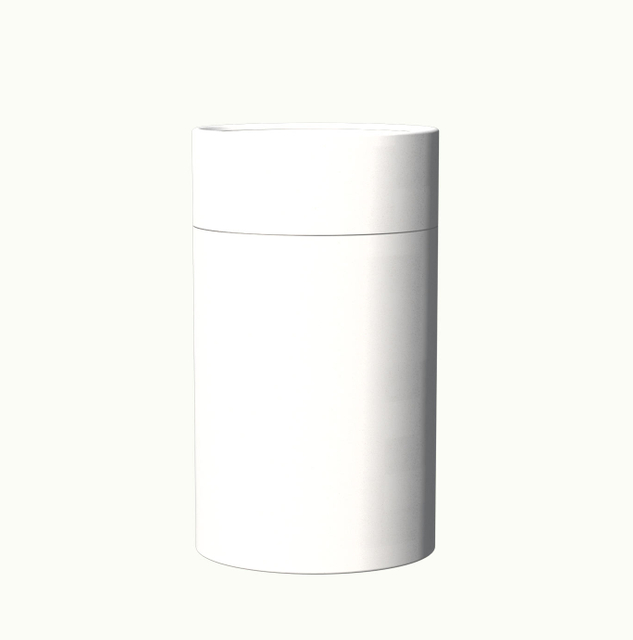 White stock Cylinder Cardboard Paper Tube for Coffee Beverage Juice Champagne and Tequila Packaging Durable and Strong