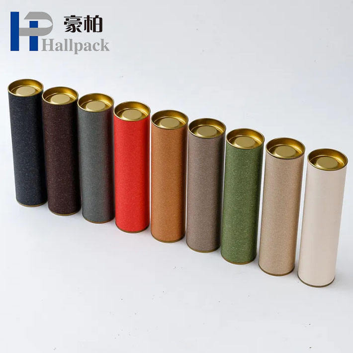 100ml Green Stock Special Paper-made packaging Round box with Iron Lids