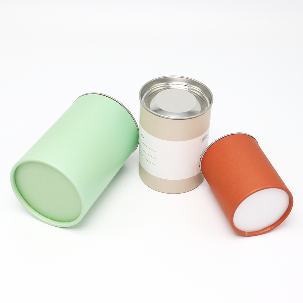 paper tube packaging with food grade foil