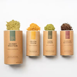 Biodegradable Eco Friendly Powder Container Tea Coffee Bean Oats Paper Cylinder Round Tube For Food Packaging
