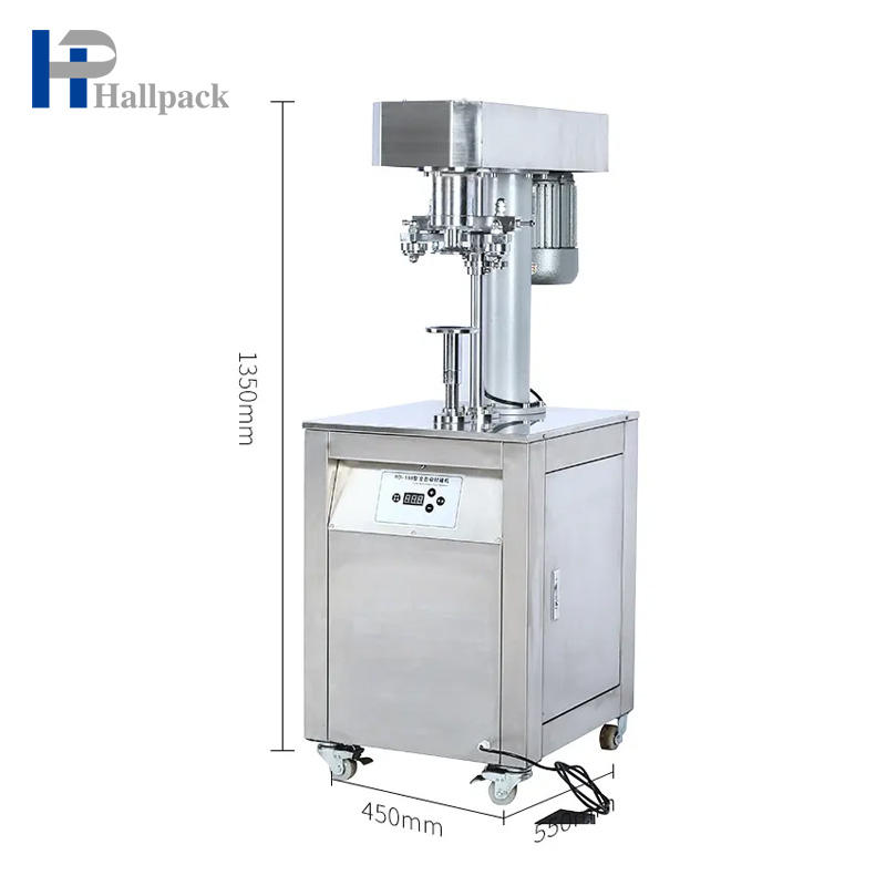 China New Product Sealer Automatic Can Vertical Stainless Steel Sealing Machine