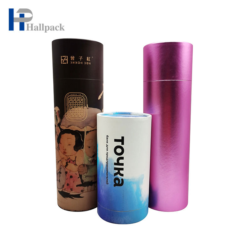 Custom Recycled Paper Tube Strong Metallized Paper Cardboard Paper Tube