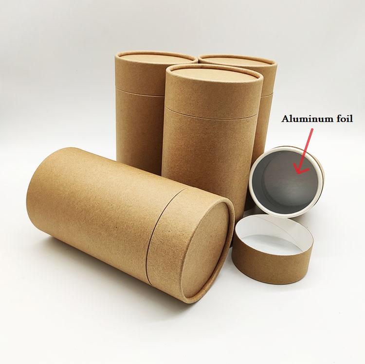 Cheap Tea Canister Mailing Tubes Custom Coffee Packaging Paper Tube