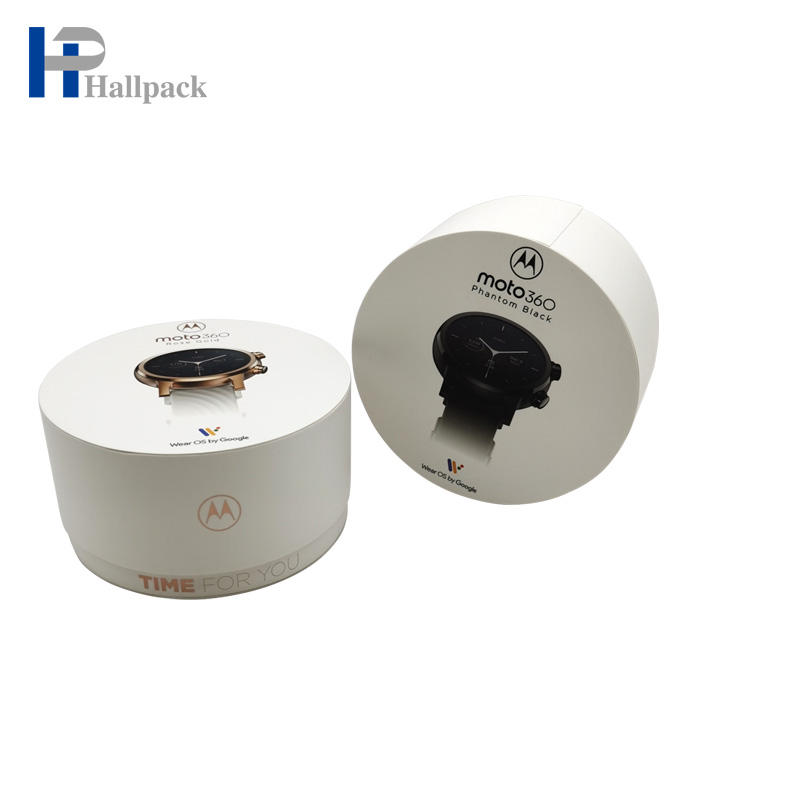 Round Paper Tube Box Short Jewelry Flat Top Flower Packaging Tube