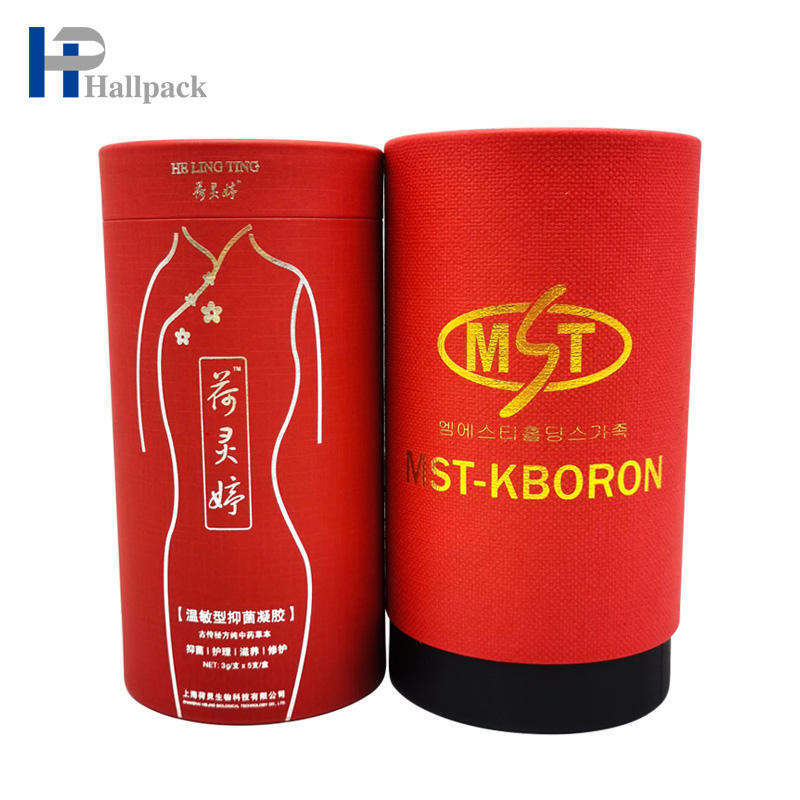 cosmetic paper tube container