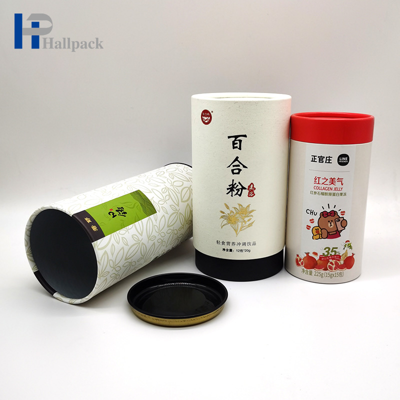 White Paper Tube Packaging