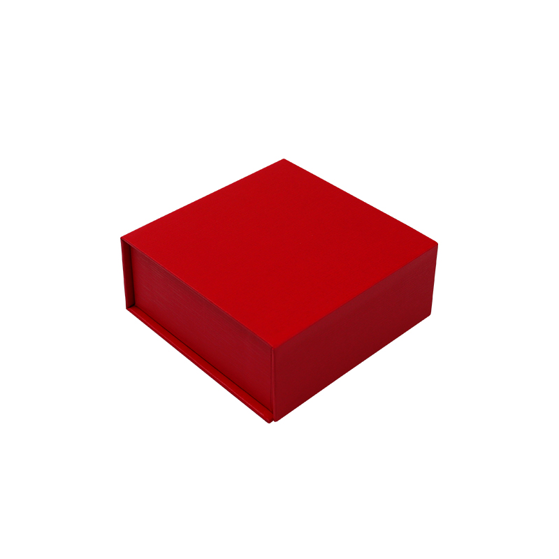 Paper Book-Shaped Box Packaging for Earrings Jewelry Gift Custom Design Square Magnetic Carton