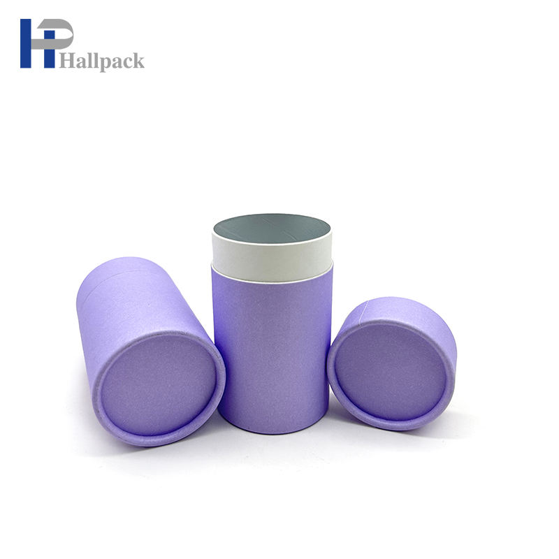 Wholesale Round Metal Lid Paper Tube