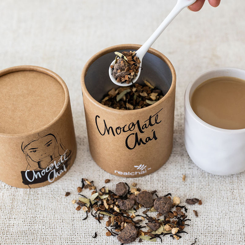 Recyclable Tea Packaging Tube Round Cylinder Box Packaging for Food Salt Nuts Coffee Beans