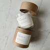 Use Soy Ink Printed Customized Gold Foil Logo Paper Tube Packaging For Candle Bottles
