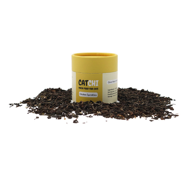 Biodegradable Paper Food Grade Tube Packaging Round Tea Can Packaging
