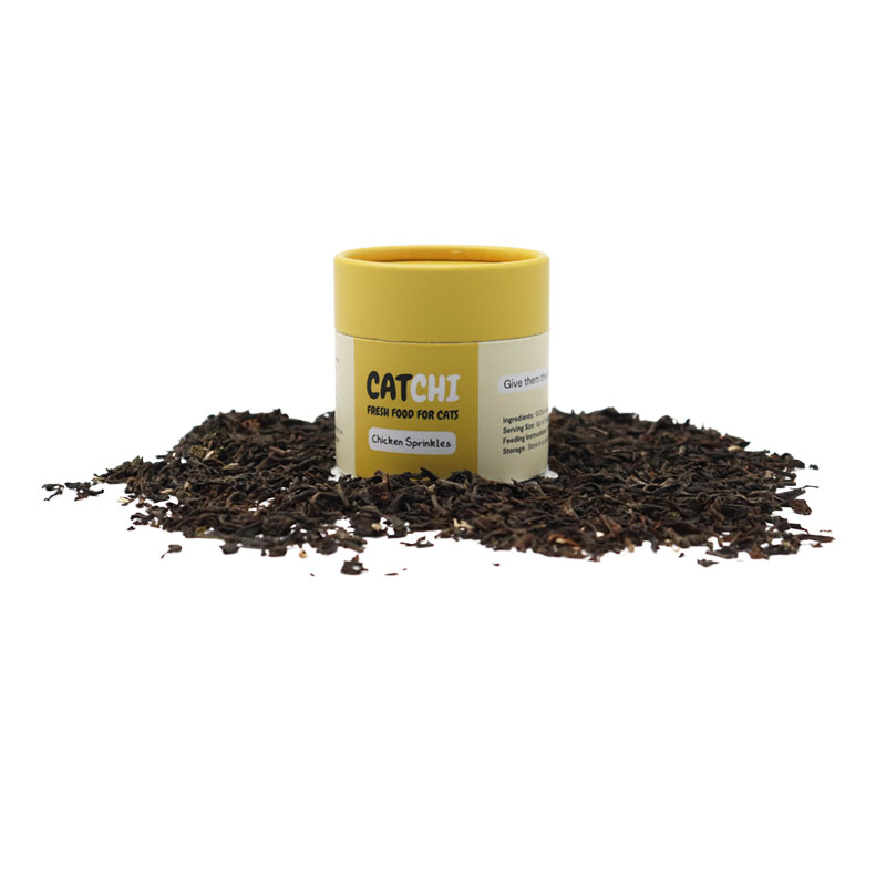 Biodegradable Paper Food Grade Tube Packaging Round Tea Can Packaging