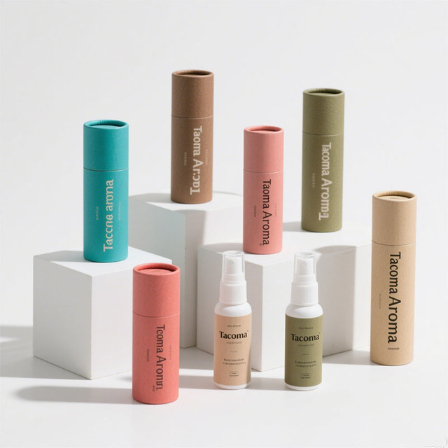 Eco-friendly Custom Design Paper Tube Packaging for Perfume Bottle