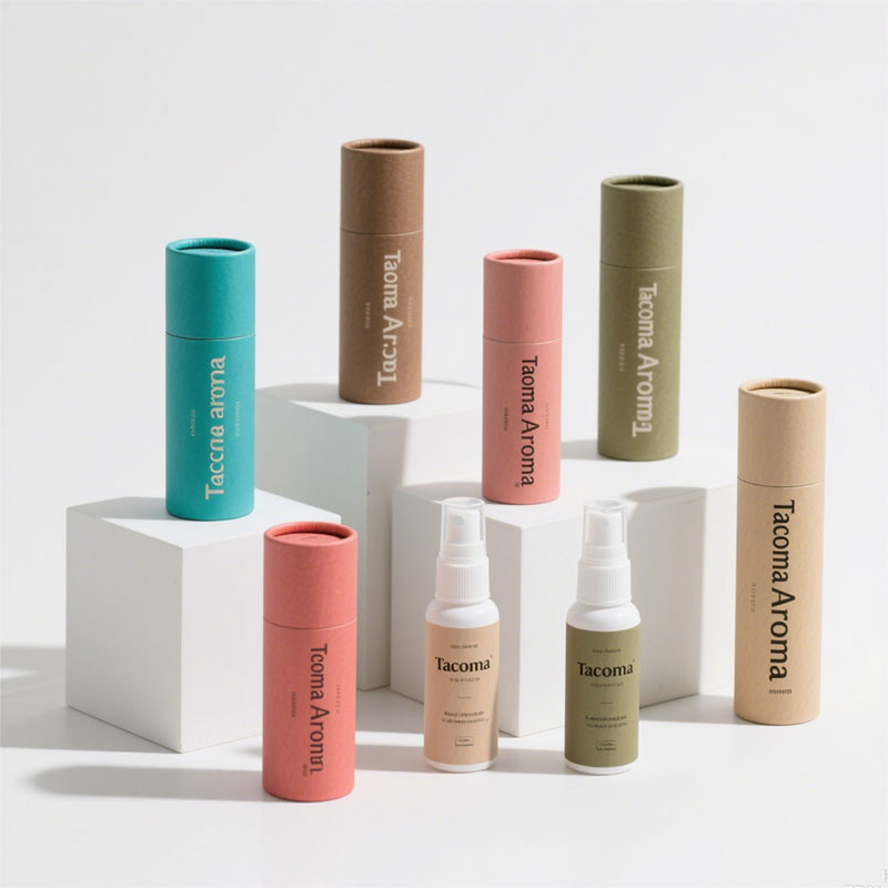 Eco-friendly Custom Design Paper Tube Packaging for Perfume Bottle