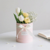 Biodegradable Round Jewelry Box Packaging Flowers Box Luxury Gift Tube