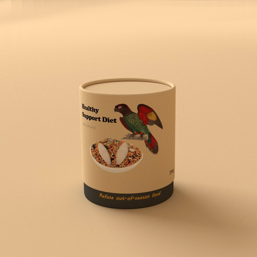 small food paper tube