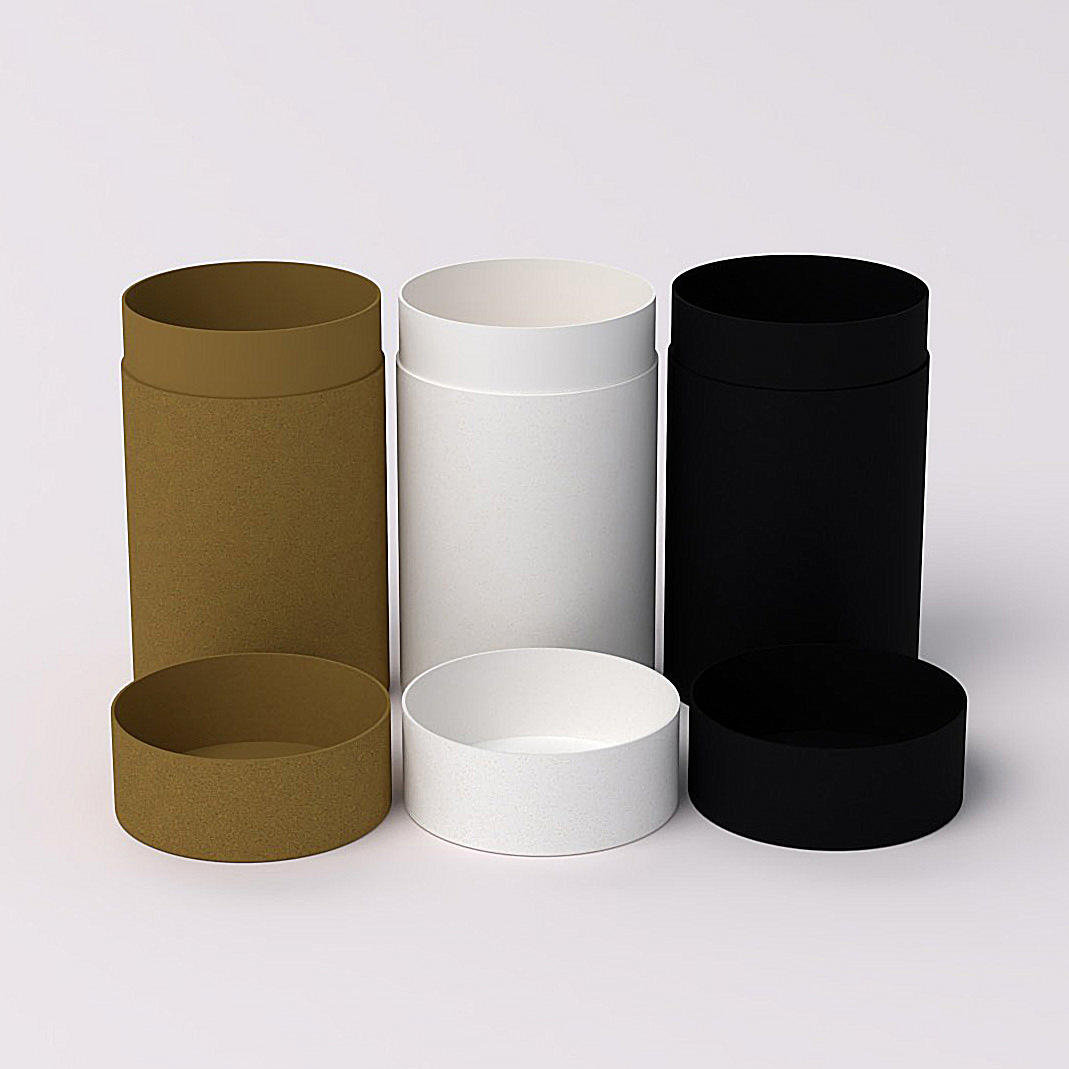 Cylinder Cardboard Paper Tube for Coffee Beverage Juice Champagne and Tequila Packaging Durable and Strong