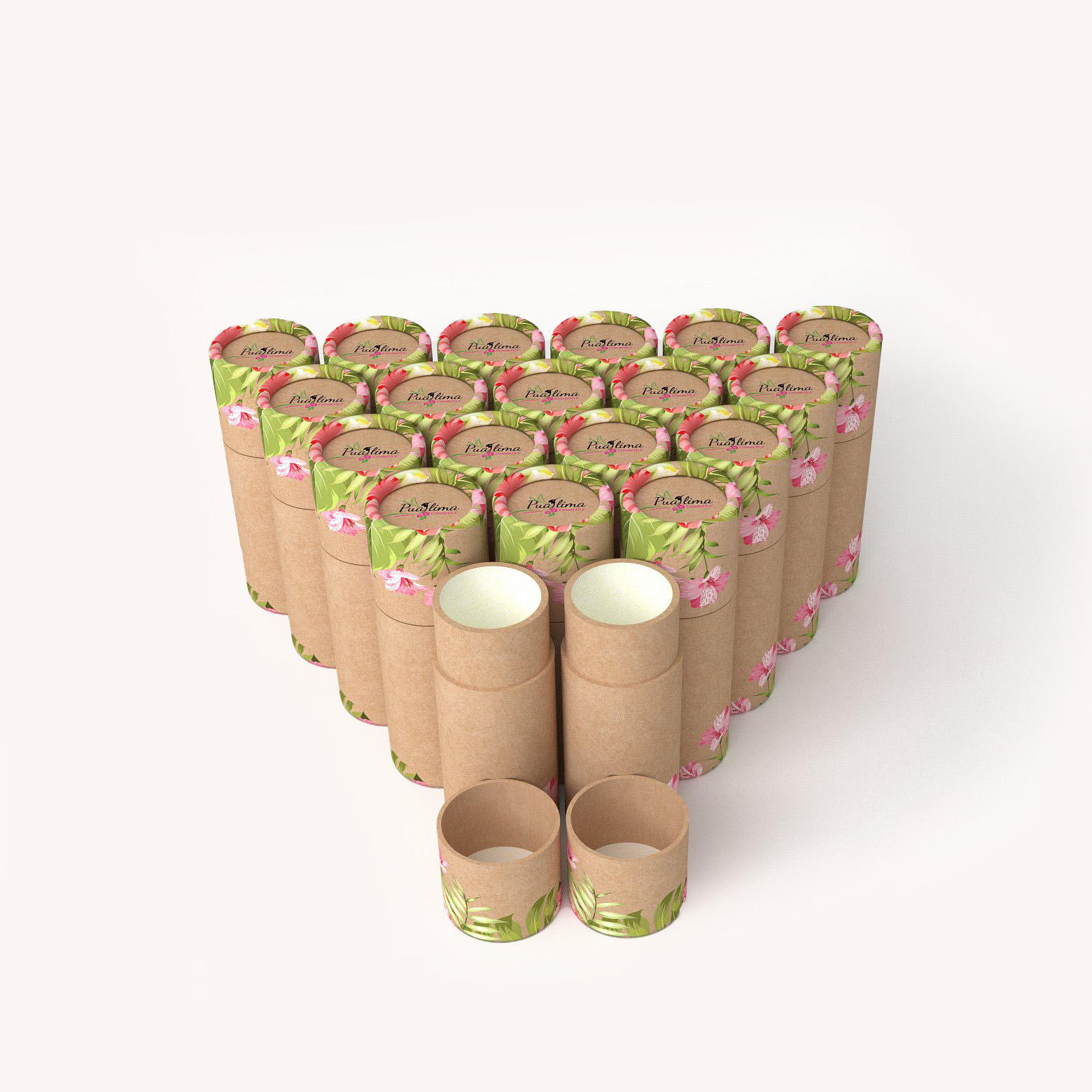 paper tube packaging for cosmetics