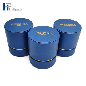 Wholesale Kraft Round Paper Core Flat Edge Lid Round Paper Tube