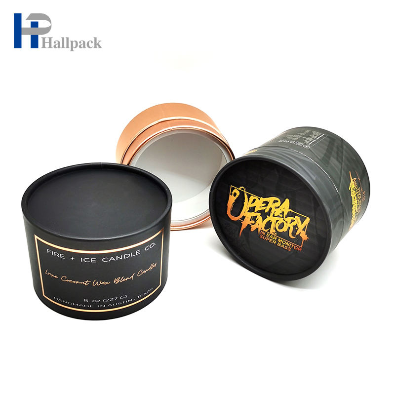 Custom Recycled Paper Core Cylinder Food Grade Tea Coffee Paper Tubes Packaging