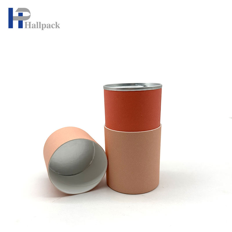 paper tube packaging with food grade foil