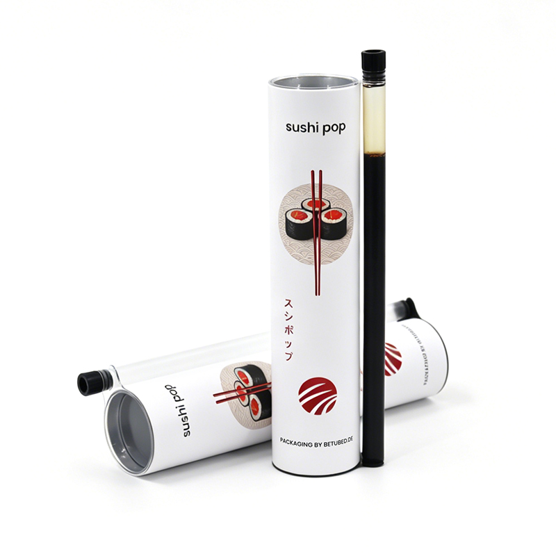 Sushi pop up tubes