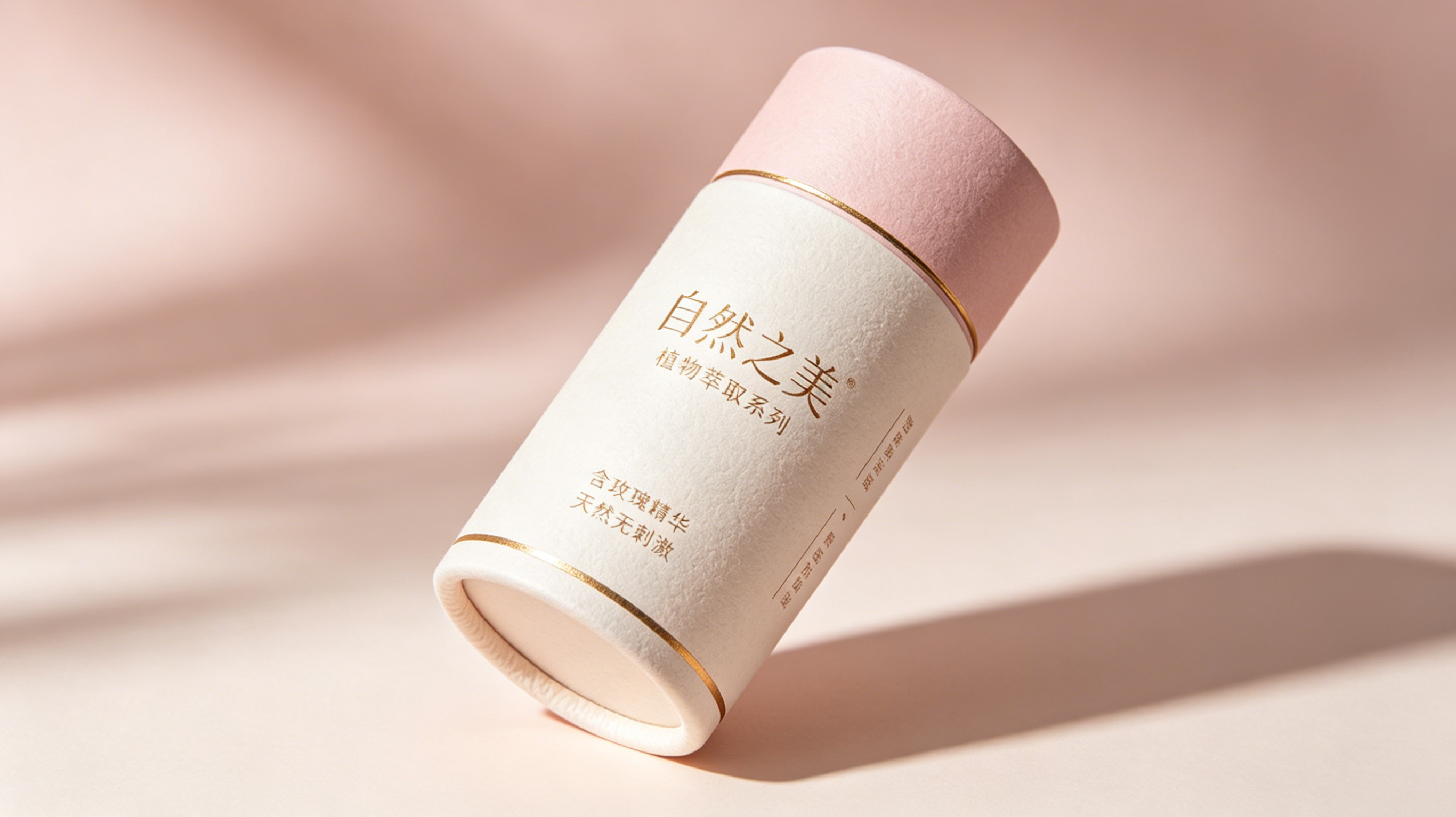 Paper cylinder packaging for cosmetics.png