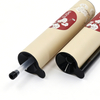 Recyclable Round Cylinder Box Custom Size Food Grade Take Away Box Packaging Sushi Push Pop Tube