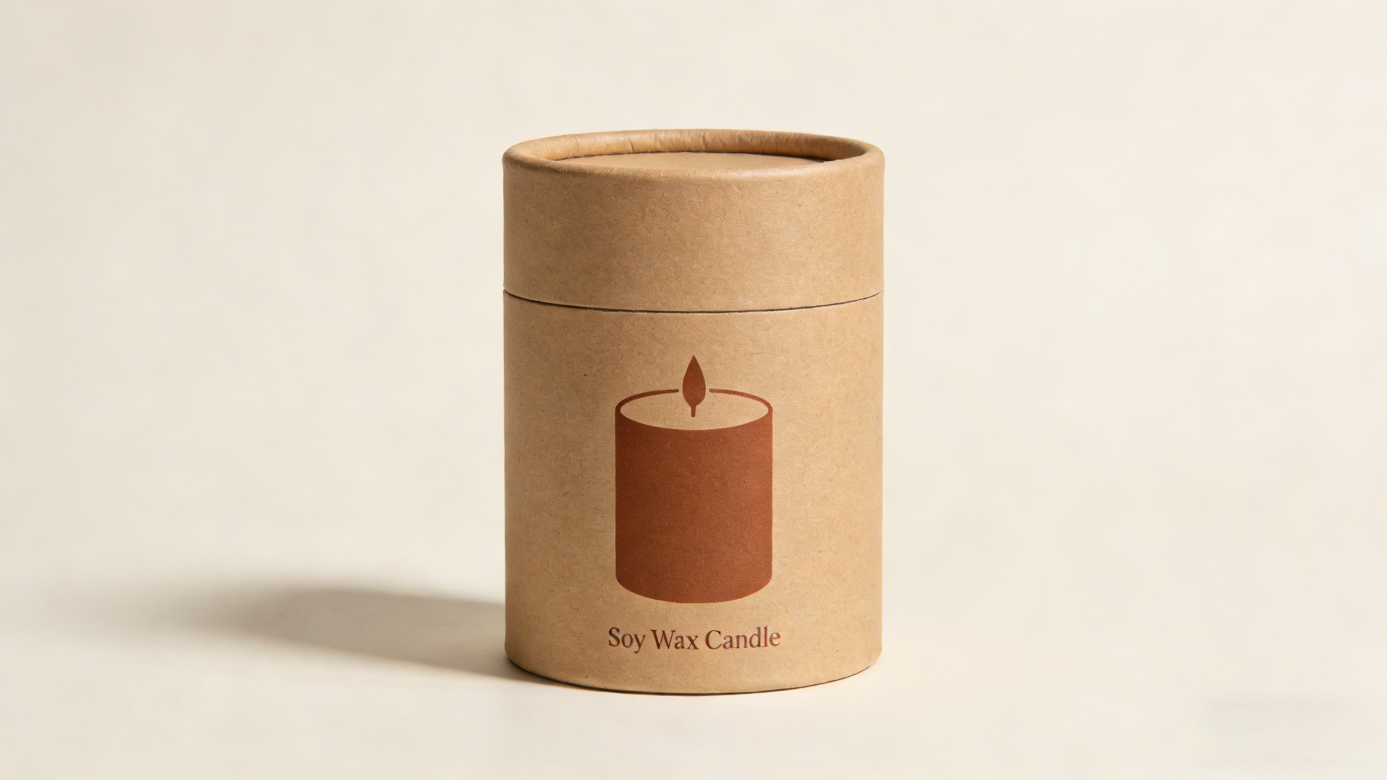 kraft cardboard candle tube packaging