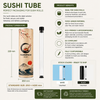 Biodegradable Custom Design Sushi Push Pop Container Push Pop Sushi Packaging