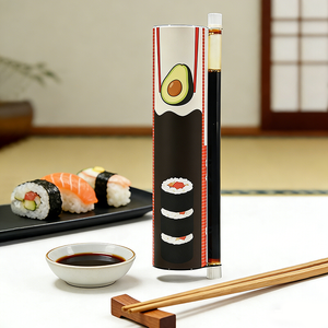 Biodegradable Sushi-Themed Push-up Packaging Cylindrical Sushi Tube Packaging