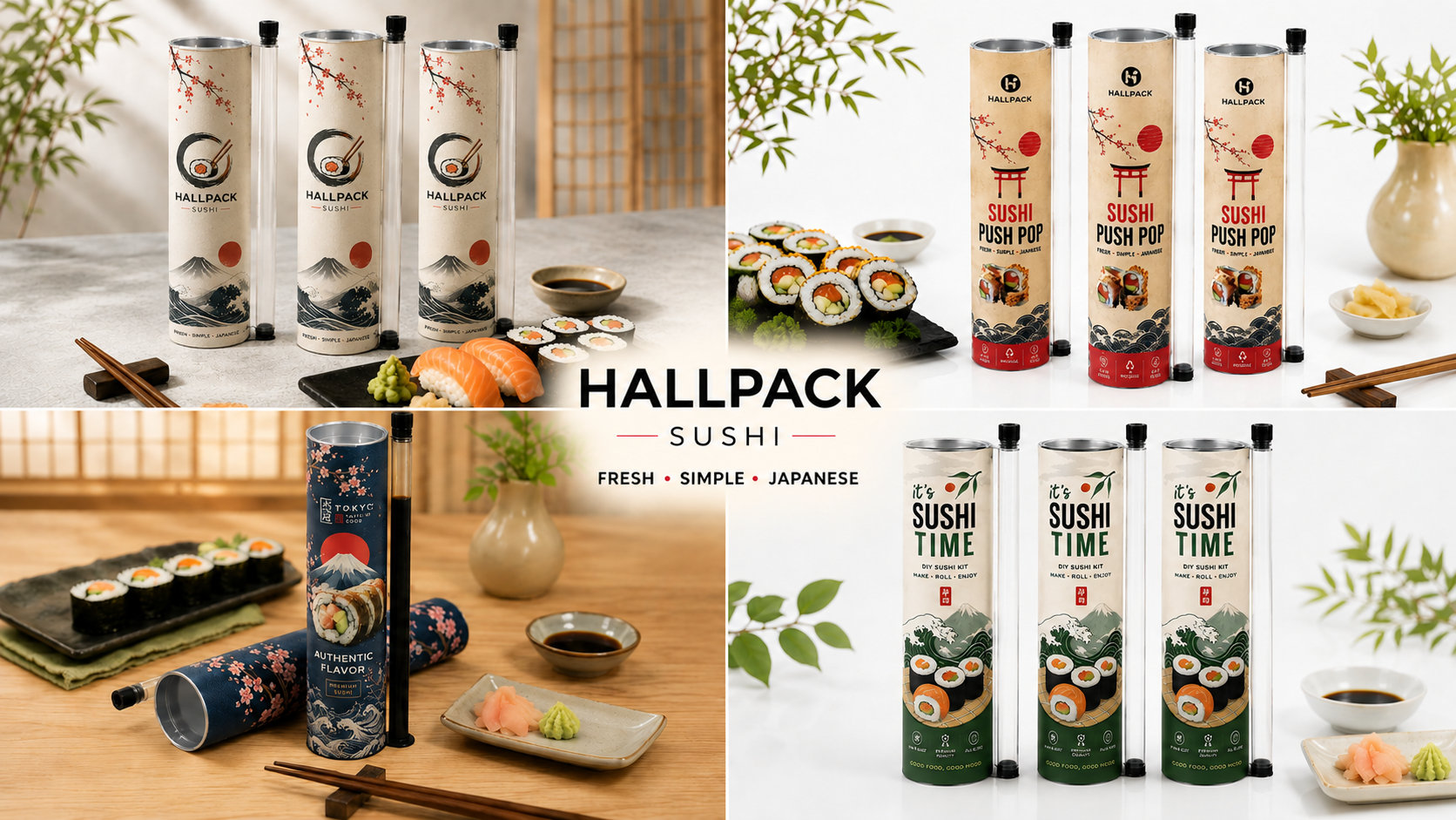 sushi push pop container