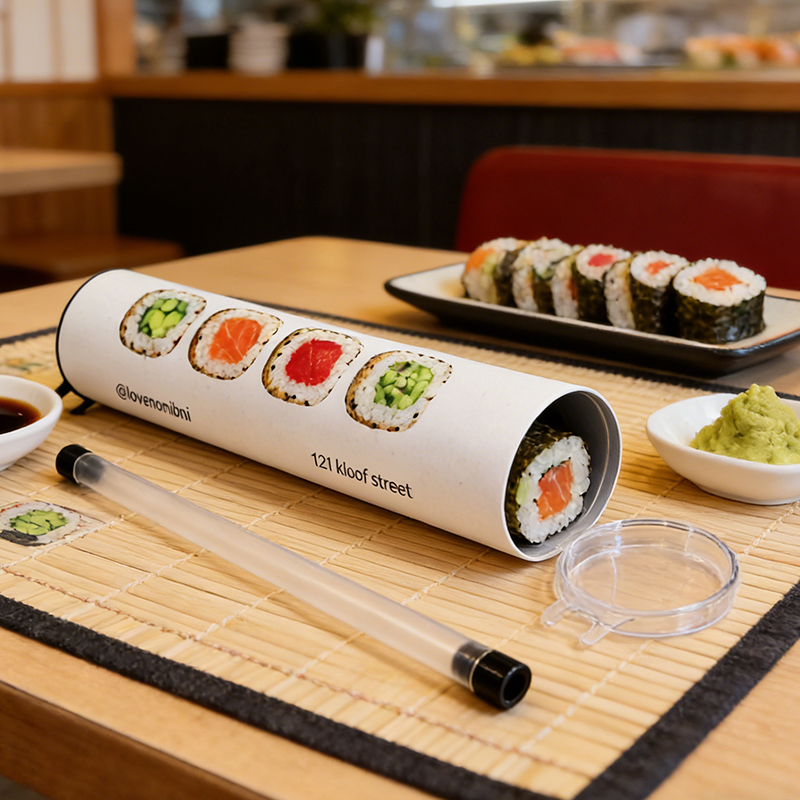 Paper Sushi Push-pop Containers for Weddings