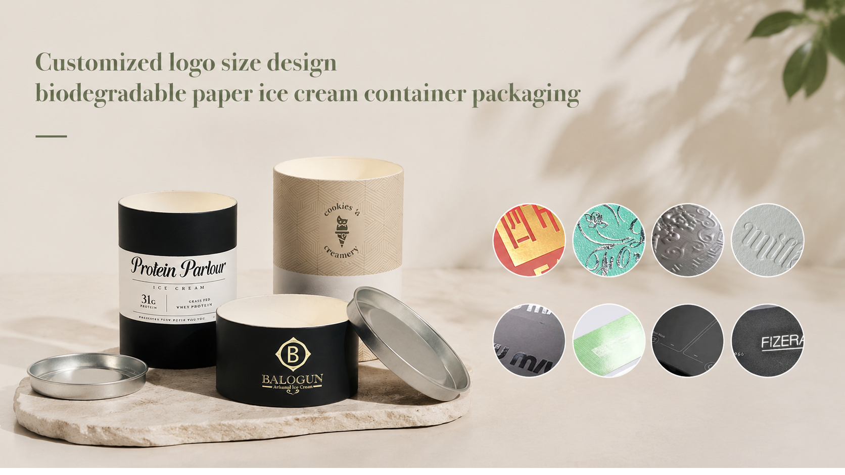 ice cream container