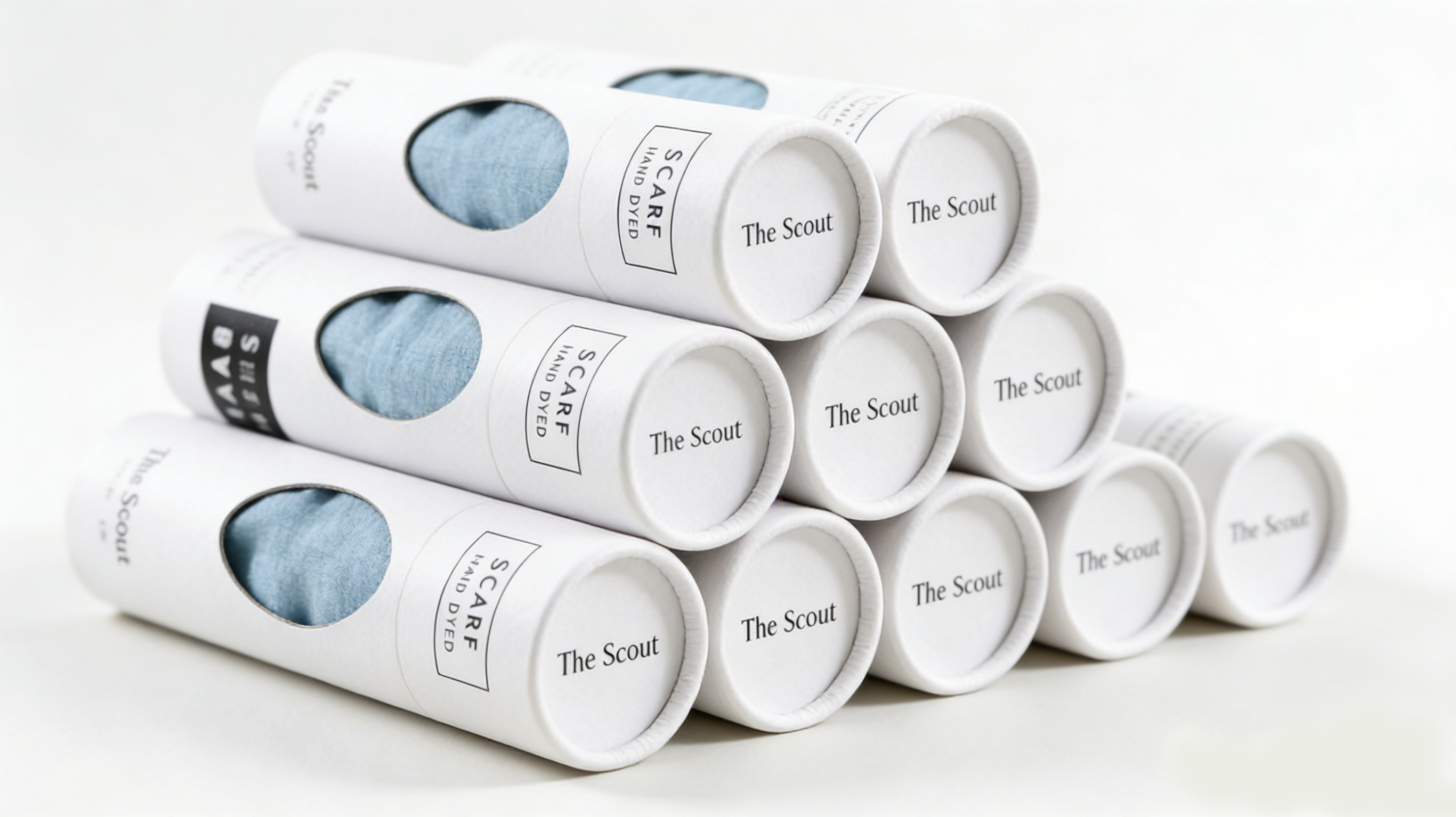 eco-friendly clothing tube packaging